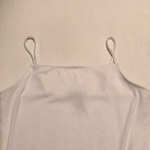 Forever 21 white rigged bodysuit